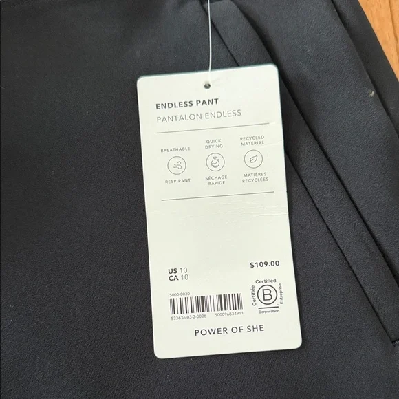 Athleta Black Woman’s Stretch Dress Pants - Picture 3 of 6